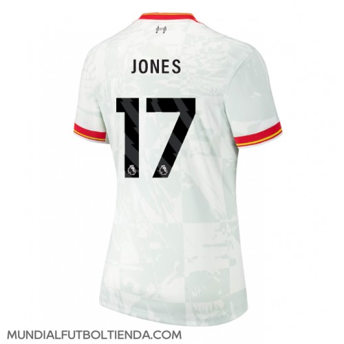 Camiseta Liverpool Curtis Jones #17 Tercera Equipación Replica 2024-25 para mujer mangas cortas